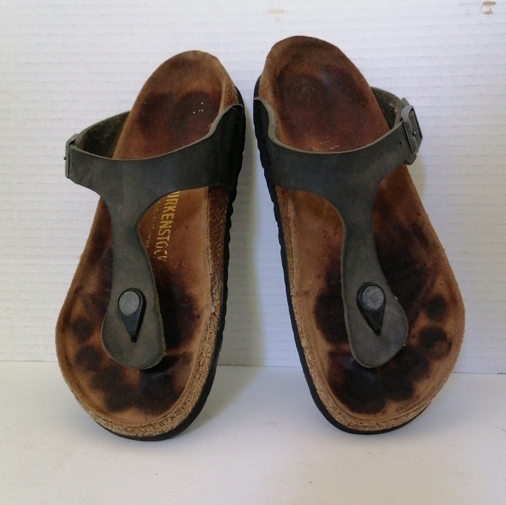 Birkenstock Gizeh Size EU 37 Black Sandal